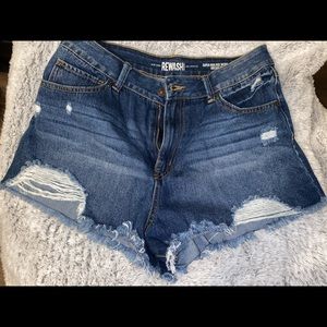 Denim shorts